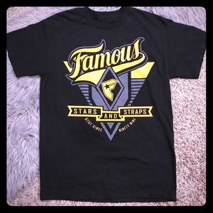 ☠️⭐️NWOT men’s famous stars and straps t-shirt